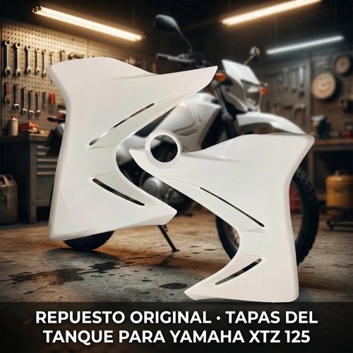 Tapas Laterales Tanque Yamaha Xtz 125 Juego Completo