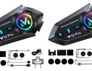 Intercomunicadores Y12 Pro Para Casco Moto Bluetooh Ipx6
