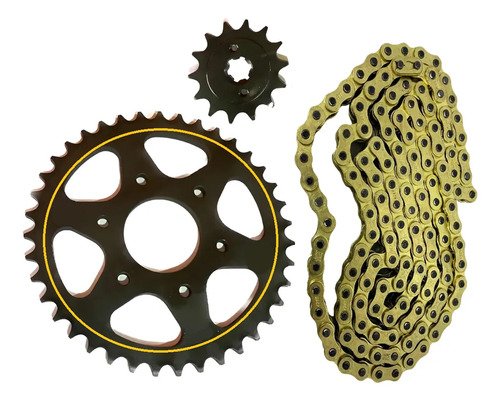 Kit Arrastre Bajaj Pulsar Ns 200 Oring Reforzado Dorado