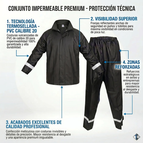 D_603840-MCO111908456561_052026-O.jpg Impermeable Moto Con Botas Racing Traje Lluvia Siliconado