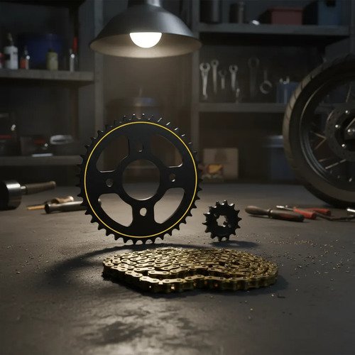 Kit Arrastre Xtz 125 Reforzado Negro