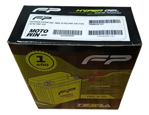 D_606322-MCO71982084623_092023-O.jpg Bateria Fp Yb5lb Pulsar 135 Ns 150 Platino 125 Xcd Unik Biz