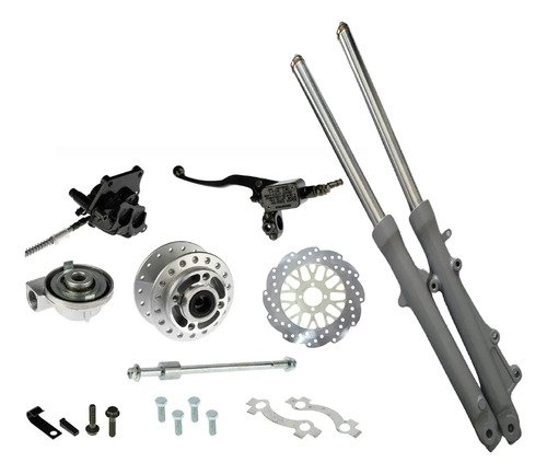 Tren Delantero Freno De Disco Completo Boxer Ct 100