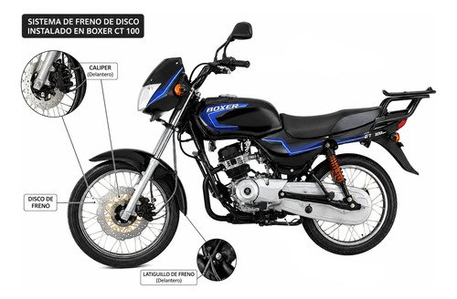 Tren Delantero Boxer Ct100 Eco Deluxe Freno Disco