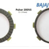 Discos Clutch Ns/as 200 Originales
