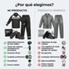 Impermeable Moto Traje Lluvia Motociclista Siliconado