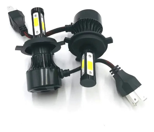 Bombillo Luz Led Moto Carro H4 Altas/bajas Ac/dc