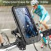 Soporte Porta Celular Moto Bici Impermeable Estuche 360°
