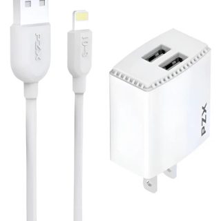 Cargador De Pared Duo Carga Rápida Compatible Con iPhone