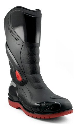 D_619744-MCO111763845297_052026-O.jpg Botas Impermeables Moto Venus Racing Reflectivo Caucho