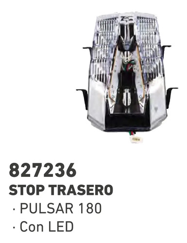 D_620156-MCO50658883827_072022-O.jpg Stop Trasero Completo Pulsar 180 200 220 Led Tipo Original