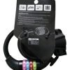 Candado Bicicleta Moto Clave Gw Guaya Acero 100 Cm