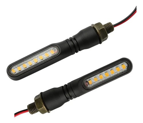 Direccionales Led Universal Fija Motocicleta