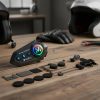 2 Pcs Y12pro Intercomunicador Bluetooth Para Casco De Moto