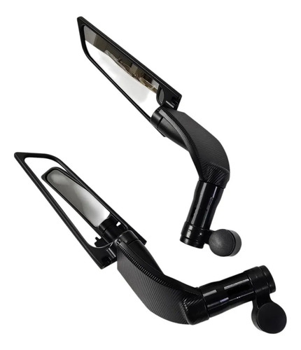 D_630847-MCO106534113288_022026-O.jpg Espejos Moto Tipo Ala Winglet Fibra Carbono Ajustables