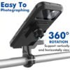 Soporte Porta Celular Moto Bici Impermeable Estuche 360°