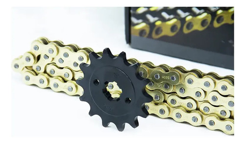 Kit Arrastre Bajaj Pulsar 200 Ns Cadena Dorada Orrinada
