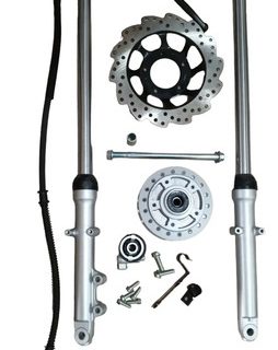 Tren Delantero Completo M/nuevo Akt 125 Sl Nkd Ax 100 Ax4