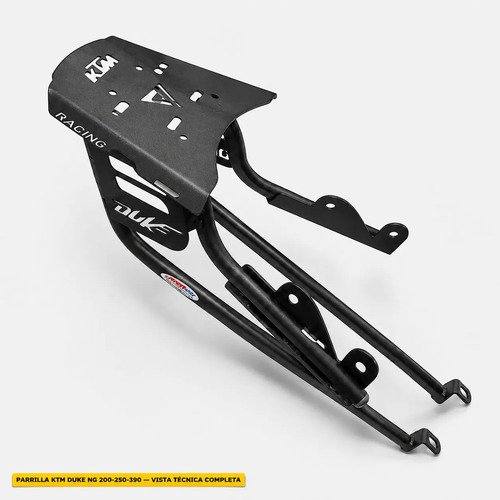 Parrilla Ktm Duke Ng 200 250 390 Base Maletero Acero