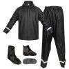 Impermeable Moto Traje Lluvia Motociclista Siliconado Unisex