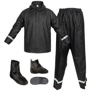 Impermeable Moto Traje Lluvia Motociclista Siliconado Unisex