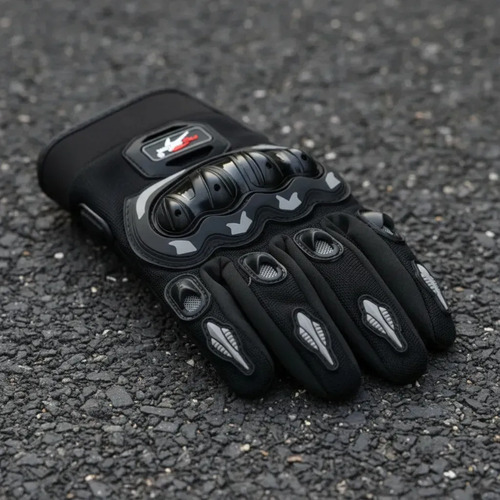 Guantes Moto Táctiles Protección Nudillos Antideslizantes