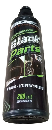 Restaurador De Partes Negras Partes Plásticas