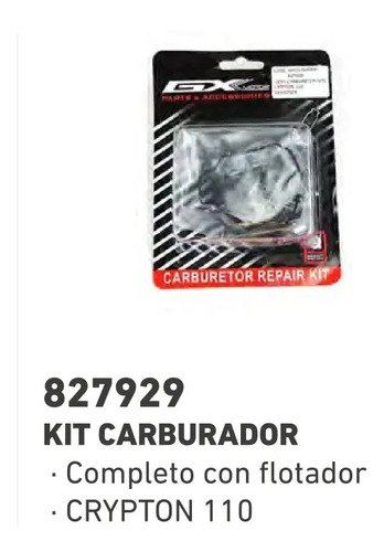 Kit Carburador Completo Yamaha Crypton 110 Calidad Original