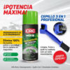 D_653199-MCO107780917932_032026-O.jpg Kit Limpieza Cadena Moto Bici Desengrasante Crc Con Cepillo