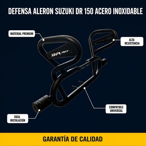 D_659789-MCO112336639736_062026-O.jpg Defensa Aleron Suzuki Dr 150 Proteccion Anticaida