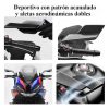 D_660109-MCO107724416485_022026-O.jpg Espejos Aleron Stealth Max Naked Universales Lujo Moto Negro