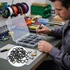 Kit Oring 225 Piezas Anillos Sellado Goma Nitrilo