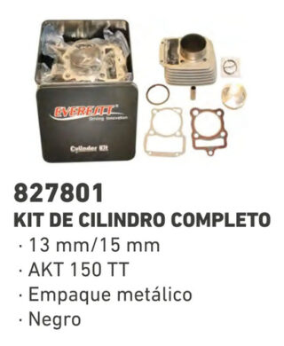Kit Cilindro Completo Akt 150 Ne Ttr P-delgado 13mm Premium
