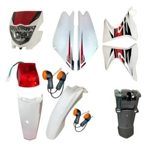 Kit Plástico Xtz 125 Tapas Guardabarros Carenaje Cola Stop