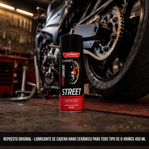 D_665603-MCO113352405637_062026-O.jpg Kit Limpieza Cadena Moto 450 Ml Lubricante Ceramico Oring