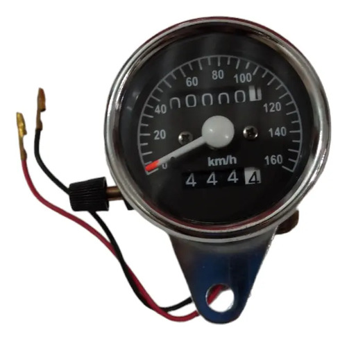 D_666032-MCO70923510276_082023-O.jpg Tacometro Velocimetro Universal Redondo Cromado Cafe Racer