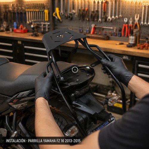D_668930-MCO113405994103_062026-O.jpg Parrilla Yamaha Fz 160 2013 2014 2015 Base Maletero Acero