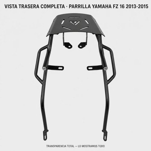 D_669754-MCO112257505640_062026-O.jpg Parrilla Yamaha Fz 160 2013 2014 2015 Base Maletero Acero