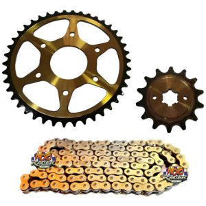 Kit Arrastre Pulsar 200 Ns Dorado Reforzado