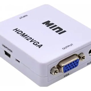 Convertidor Adaptador Hdmi A Vga Audio Tv Ps3 Ps4 Xbox