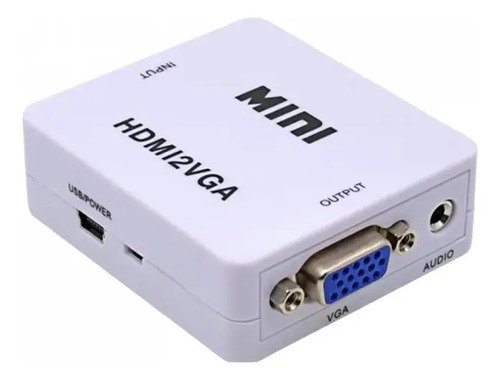 D_671127-MCO80591167657_112024-O.jpg Convertidor Adaptador Hdmi A Vga Audio Tv Ps3 Ps4 Xbox