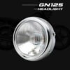 Farola Redonda Cafe Racer Cromada Gn 125h