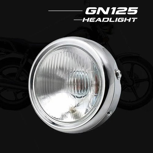 Farola Redonda Cafe Racer Cromada Gn 125h