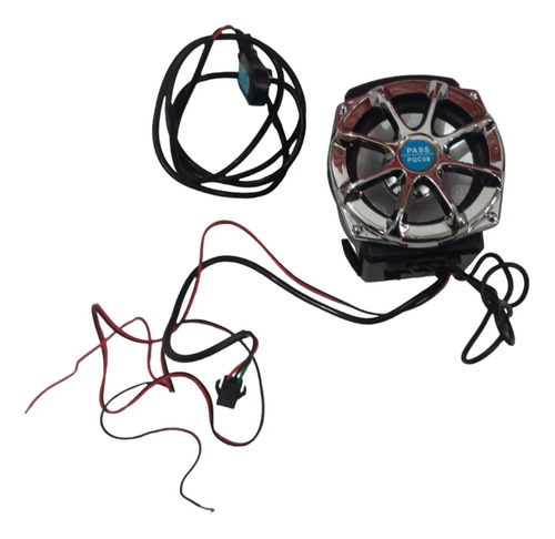 Mp3 Parlante Universal Control Motocicleta Sd 12v Bluetooth
