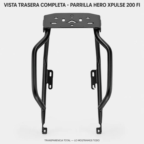 Parrilla Hero Xpulse 200 Fi Carga Base Maletero Metálica