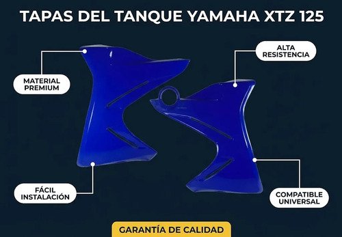 Tapas Laterales Tanque Yamaha Xtz 125 Par