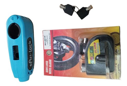 D_691770-MCO74338675224_022024-O.jpg Candado Moto Alarma Freno Disco + Candado Manilar Seguro