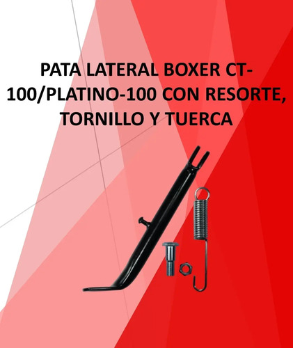 Pata Lateral Completa Bajaj Boxer Ct 100 Platino100