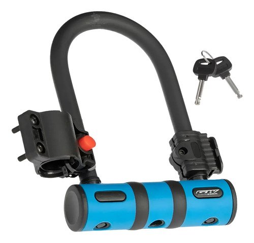 Candado En U Gw Bicicleta Moto Seguridad Llave