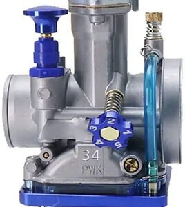 Carburador Cortina Plana Universal Para Adaptar 34mm Azul